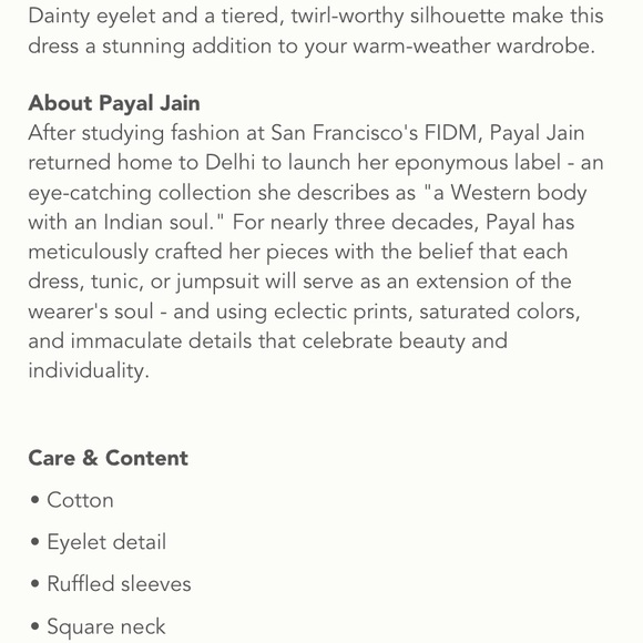 💕Anthropologie Fallon eyelet maxi dress - Picture 5 of 8